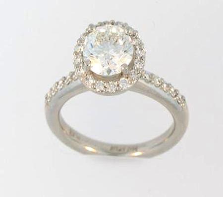 Platinum Diamond Engagement Ring                              MAL32940