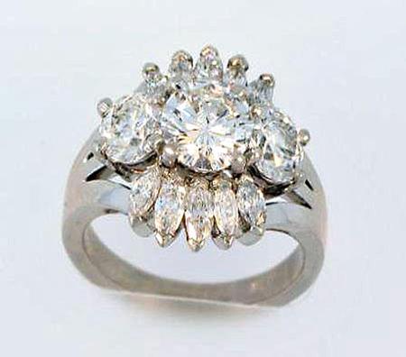 Platinum Diamond Engagement Ring                              A35903