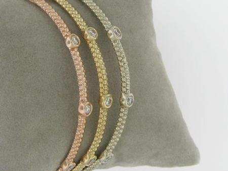 14k Diamond Bangle Bracelets        A37041    *Price listed is for one bracelet*