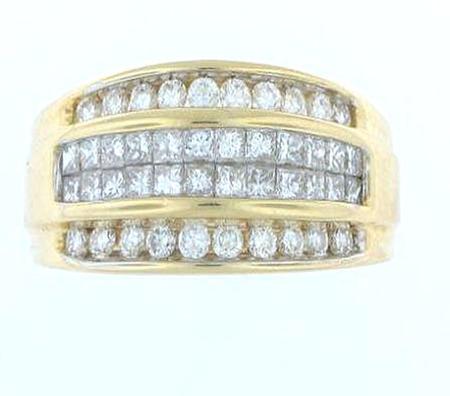 14k Yellow Gold Diamond Band                             F4397